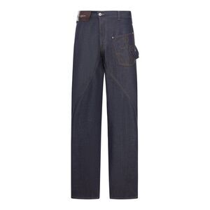 J.W.Anderson Men Workwear Jeans With Off-Centralized Closure